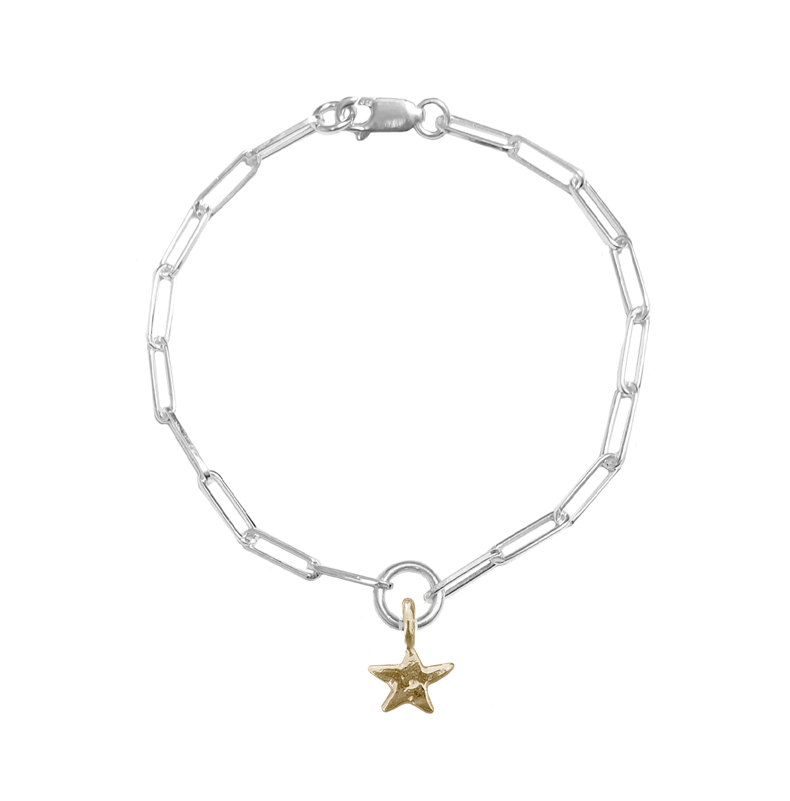 Signature Gold Teeny Star Trace Bracelet
