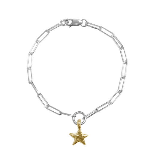 Signature Gold Star Trace Bracelet