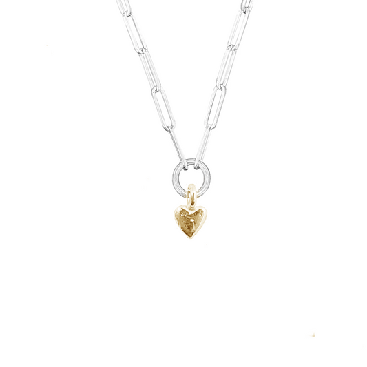 Signature Gold Teeny Heart Trace Chain