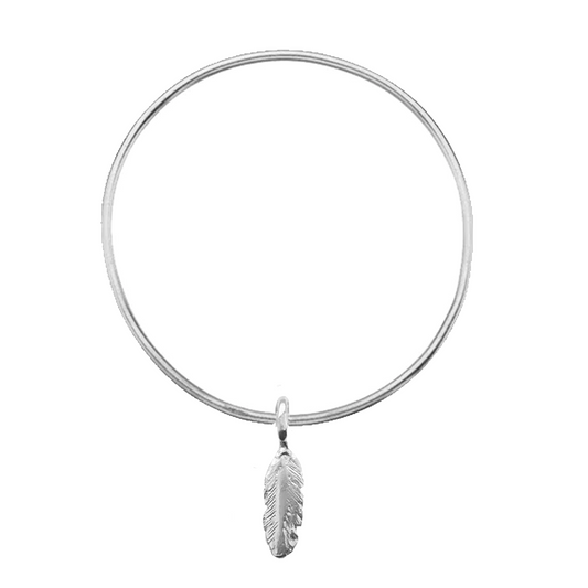 Signature Mini Feather Bangle