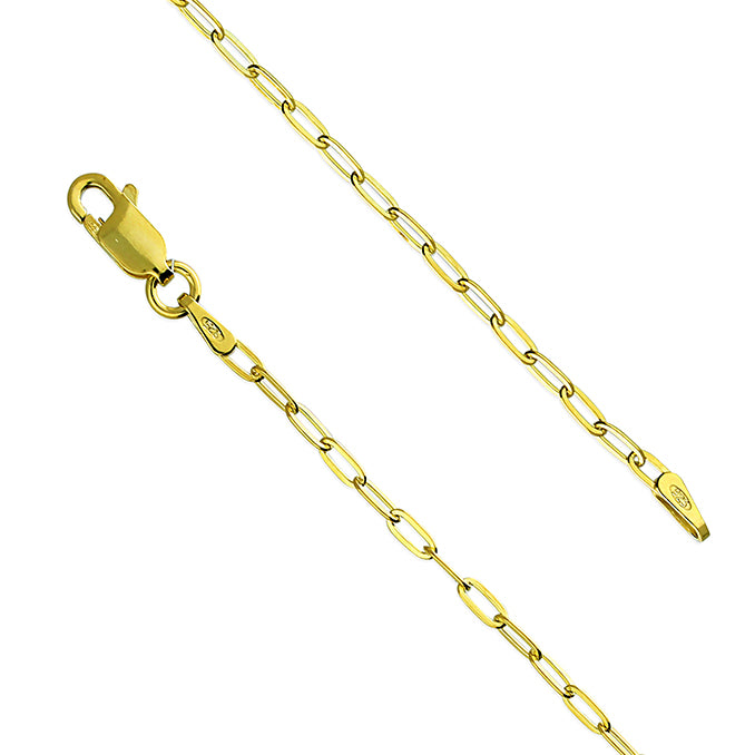 Mini Paper Clip Chain Necklace