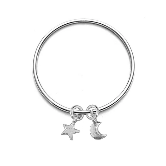 Signature Moon & Star Bangle