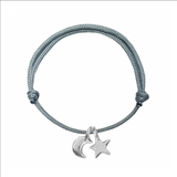 Signature Moon and Star Rope Bracelet