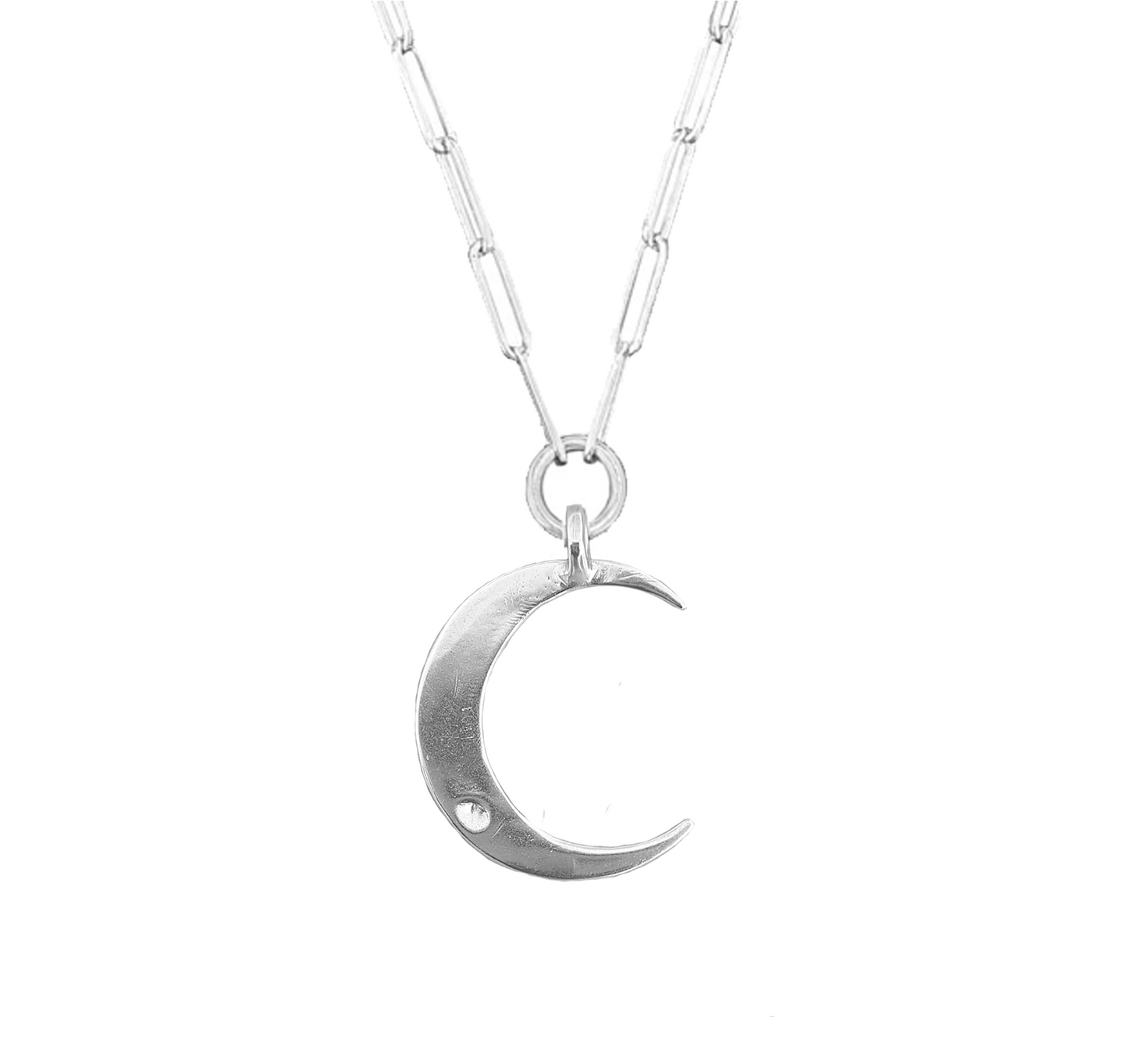 Signature Crescent Moon Trace Chain