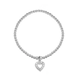 Open Heart Sparkle Bracelet