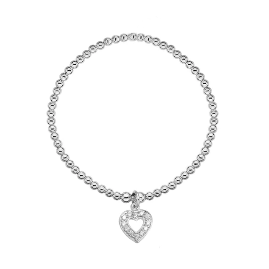 Open Heart Sparkle Bracelet