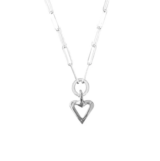 Signature Open Heart Trace Chain