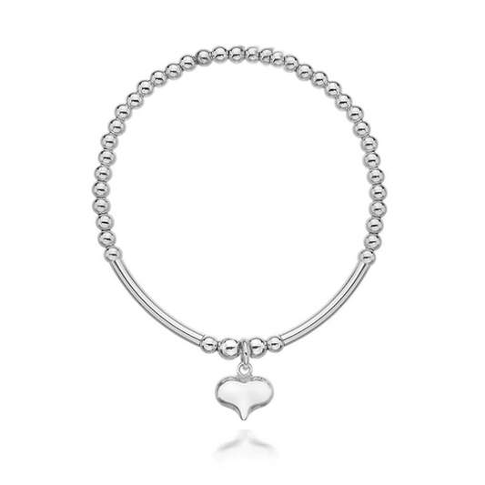 Paris Heart Tube Bracelet