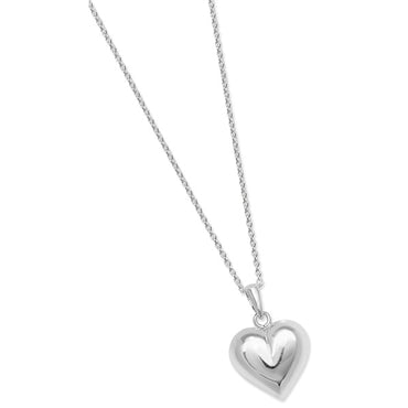 Puffed Heart Necklace