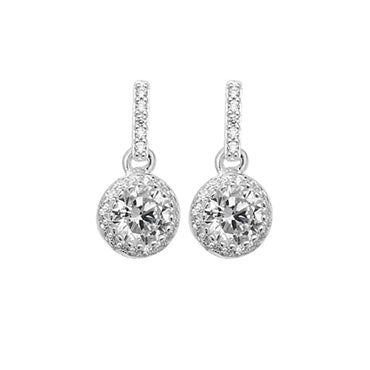 Round Halo Set Earrings