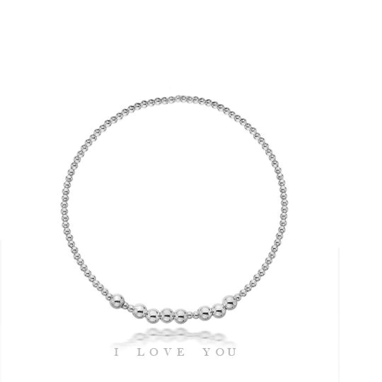 Secret Message 'I Love You' Bracelet