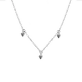 Signature Triple Teeny Heart Necklace