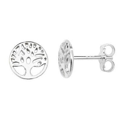 Tree Of Life Round Earrings