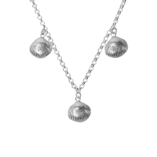 Signature Triple Cockle Shell Necklace