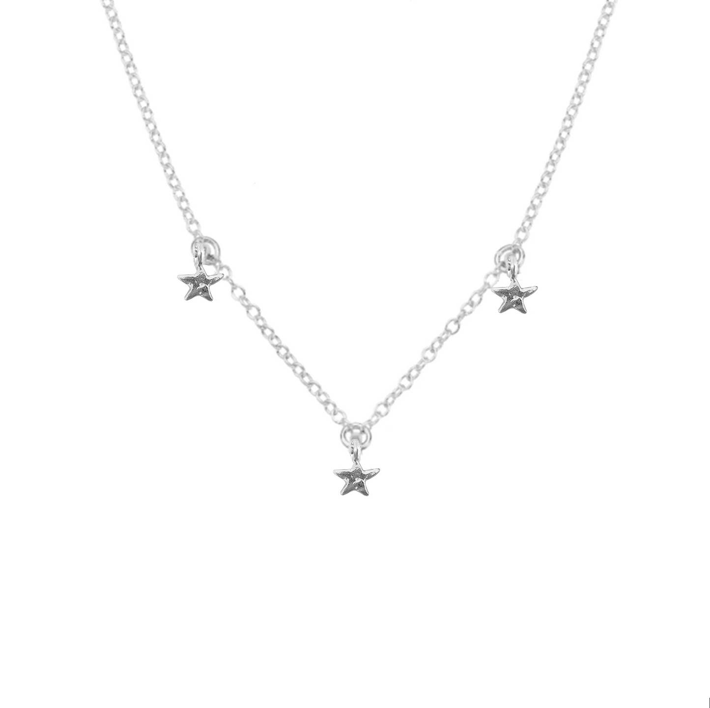 Signature Triple Teeny Star Necklace